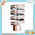 off sale metal shower curtain rings bronze curtain rod, wholesale net curtain pole extendable